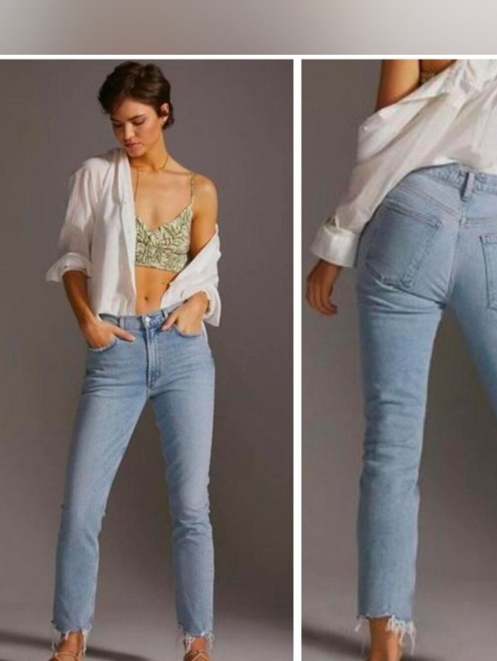 AGOLDE Merrel Mid Rise Straight (Stretch) in Astray Size 27